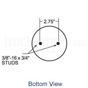 Firestone Replacement Air Spring - 1/2" NPT